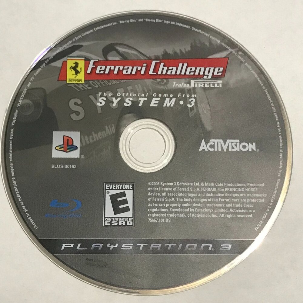 Ferrari Challenge for Sony PlayStation 3 PS3 Tested Ships Same Day